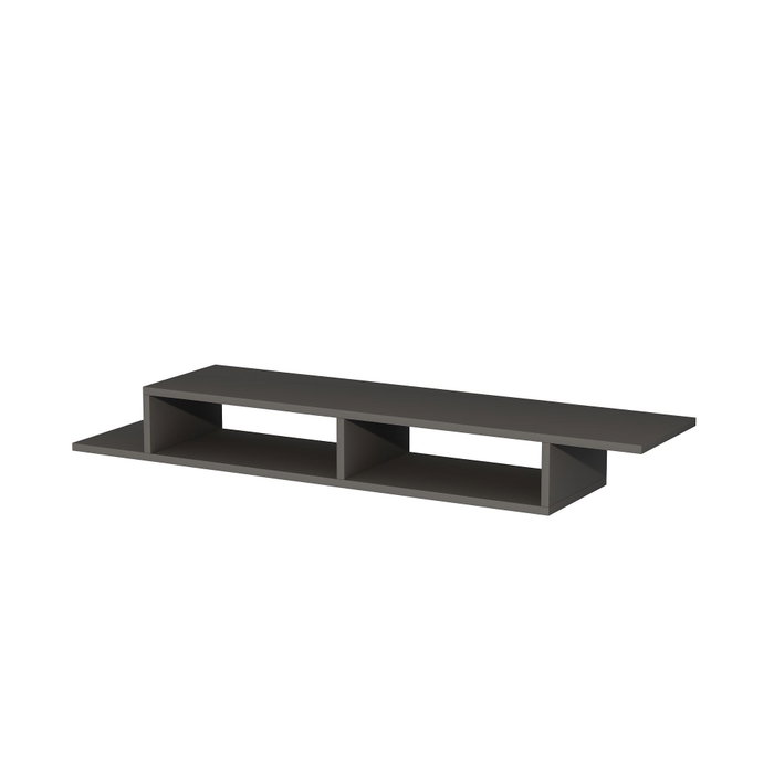 Hanah Home Muson Soporte TV Antracita, Ancho 120 cm, Profundidad 29.6 cm, Altura 18.2 cm, Tablero Partículas Melamina 18mm